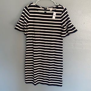 XXS J CREW STRIPED DRESS